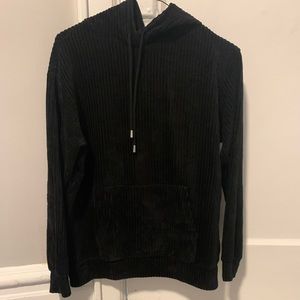 H&M ribbed suede sweater
